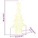 Albero di Natale con 240 LED Bianco caldo 180 cm Acrilico - Foto miniatura 8