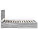 Struttura del letto con testiera Grigio Sonoma 140 x 190 cm - Foto miniatura 9