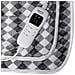 CR 7442 scaldaletto Coperta elettrica 120 W Grigio, Bianco Tessuto felpato - Foto miniatura 3