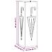 Supporto per Ombrellone Senape 15.5 x 15.5 x 49 cm Metallo - Foto miniatura 9