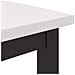 tavolo Bianco 100 x 50 x 77 cm Legno ingegnerizzato e acciaio - Foto miniatura 7
