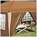 Tenda per feste a pop-up 575 x 288 x 245 cm Beige - Foto miniatura 3