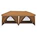 Tenda per feste a pop-up 575 x 288 x 245 cm Beige - Foto miniatura 6