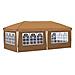 Tenda per feste a pop-up 575 x 288 x 245 cm Beige - Foto miniatura 8