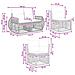 Set Divano da Giardino 4 pcs Grigio e Grigio Scuro polyrattan - Foto miniatura 7
