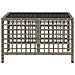 Set da giardino angolare a 3 pz con Cuscini in Polyrattan Grigio - Foto miniatura 9