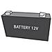 Batteria Nero 12 V 4.5 Ah A03-BAT12-4.5A - Foto miniatura 2