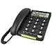 PhoneEasy 312cs Telefono a filo con tasti e display grandi, Nero - Foto miniatura 2