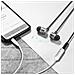 Cavo Audio Jack 3.5mm Maschio-femmina Aux Universale 1m Bianco - Foto miniatura 6