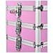 Valigia Trolley Per Cosmetici Alluminio Rosa - Foto miniatura 5