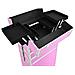 Valigia Trolley Per Cosmetici Alluminio Rosa - Foto miniatura 9