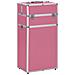 Valigia Trolley Per Cosmetici In Alluminio Rosa - Foto miniatura 1