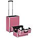 Valigia Trolley Per Cosmetici In Alluminio Rosa - Foto miniatura 2