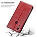 Custodia Compatibile Con Honor 8a In Rosso Mela - Coperchio Protettiva Con Chiusura Magnetica, Funzione Stand E Tasca Per Le Carte - Foto miniatura 5