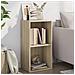 Libreria A 2 Ripiani Rovere Sonoma 40x30x76,5 Cm In Truciolato - Foto miniatura 10