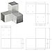 Connettori Per Pali A Forma Di Y 4 Pz Metallo Zincato 91x91 Mm - Foto miniatura 7
