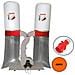 Aspiratore Trucioli Polvere Sacco Aspiratrucioli 3300w Holzmann Abs3880 400v - Foto miniatura 4