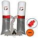 Aspiratore Trucioli Polvere Sacco Aspiratrucioli 3300w Holzmann Abs3880 400v - Foto miniatura 5