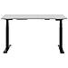 Scrivania Grigio / Nero 130 X 72 Cm Altezza Regolabile Elettricamente Destin Ii - Foto miniatura 4