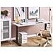 Scrivania Grigio / Nero 130 X 72 Cm Altezza Regolabile Elettricamente Destin Ii - Foto miniatura 1
