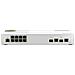 Switch di Rete QSW-M2108R-2C Gestito L2 2.5G Ethernet (100/1000/2500) Supporto Power Over Ethernet (PoE) Bianco - Foto miniatura 1