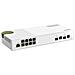Switch di Rete QSW-M2108R-2C Gestito L2 2.5G Ethernet (100/1000/2500) Supporto Power Over Ethernet (PoE) Bianco - Foto miniatura 4