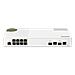 Switch di Rete QSW-M2108R-2C Gestito L2 2.5G Ethernet (100/1000/2500) Supporto Power Over Ethernet (PoE) Bianco - Foto miniatura 2
