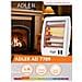 Ad 7709 Riscaldatore Elettrico Stufa Al Quarzo 2 Lampade Infrarossi 2 Livelli Potenza 800w - Foto miniatura 4