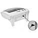 Ad 7709 Riscaldatore Elettrico Stufa Al Quarzo 2 Lampade Infrarossi 2 Livelli Potenza 800w - Foto miniatura 7