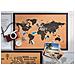 11570 Scheda Pin Lettere World Sughero Nero 60 X 40 Cm - Foto miniatura 7