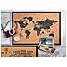 11570 Scheda Pin Lettere World Sughero Nero 60 X 40 Cm - Foto miniatura 3