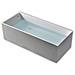 Vasca Da Bagno Free Standing Ines Artificial Stone Bianco Opaco Matt *** Misure : L170x72x55 Cm - Foto miniatura 1