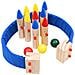 Gioco di Bowling Multicolore in Legno Massello di Pino - Foto miniatura 3