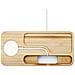 Apple watch stand Apple watch wood stand 2 in 1 bamboo charging docking station for Galaxy Note 7 / iphone 7 / 7 plus iphone 6s 6 SE 5s 5 plus - Foto miniatura 4