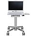 SV10-1300-0 24" Portable flat panel floor stand Bianco base da pavimento per tv a schermo piatto - Foto miniatura 3