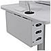 SV10-1300-0 24" Portable flat panel floor stand Bianco base da pavimento per tv a schermo piatto - Foto miniatura 6