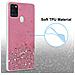 Custodia Compatibile Con Samsung Galaxy A21s In Rosa Con Glitter - Coperchio Protettivo In Silicone Tpu Flessibile Con Glitter Scintillanti - Foto miniatura 4