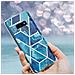 Custodia Compatibile Con Samsung Galaxy S10 In Marmo Blue Wave No. 13 - Coperchio Protettivo In Silicone Tpu Con Motivo A Mosaico - Foto miniatura 8