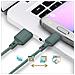 Cavo Riciclabile Da Usb A Micro-usb 2m Potenza 2,1a - Verde - Foto miniatura 3