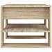 Tavolino Salotto Rovere Sonoma 55,5x55x45 Cm Legno Multistrato - Foto miniatura 3