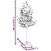 Albero di Ciliegio con 200 LED Bianco Caldo 180 cm - Foto miniatura 7
