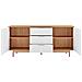 Credenza Scandinava Bianco E Legno Fyn - Foto miniatura 3
