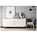 Credenza Scandinava Bianco E Legno Fyn - Foto miniatura 1