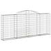 Cesti Gabbioni Ad Arco 17 Pz 300x30x120/140 Cm Ferro Zincato - Foto miniatura 3