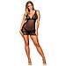 Set Di Lingerie Obsessive Firella Nero S /m (2 Pcs) - Foto miniatura 1