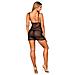 Set Di Lingerie Obsessive Firella Nero S /m (2 Pcs) - Foto miniatura 2