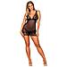 Set Di Lingerie Obsessive Firella Nero S /m (2 Pcs) - Foto miniatura 3