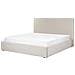 Letto Contenitore Tessuto Beige 180 X 200 Cm Vion - Foto miniatura 2