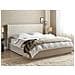 Letto Contenitore Tessuto Beige 180 X 200 Cm Vion - Foto miniatura 1