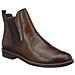 Booties Low Heels Cognac Lizard Stivaletti Pelle Scarpe Donna Marrone Eu 38, 25364-385 - Foto miniatura 2